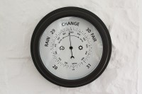 Barometer in the cottage porch