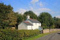 The cottage from the road