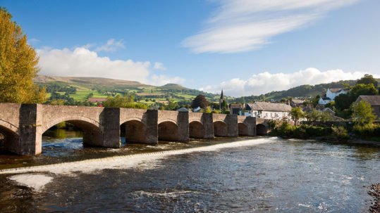 The bridge into Crickhowell © Crown copyright (2011) Visit Wales