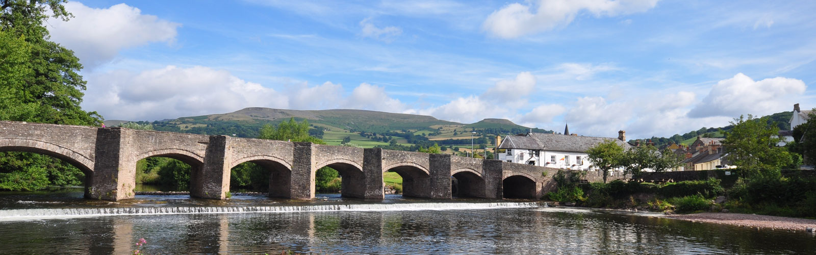 The bridge into nearby Crickhowell © Andy Dolman